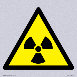 W003 Warning: Radioactive material or ionizing radiation